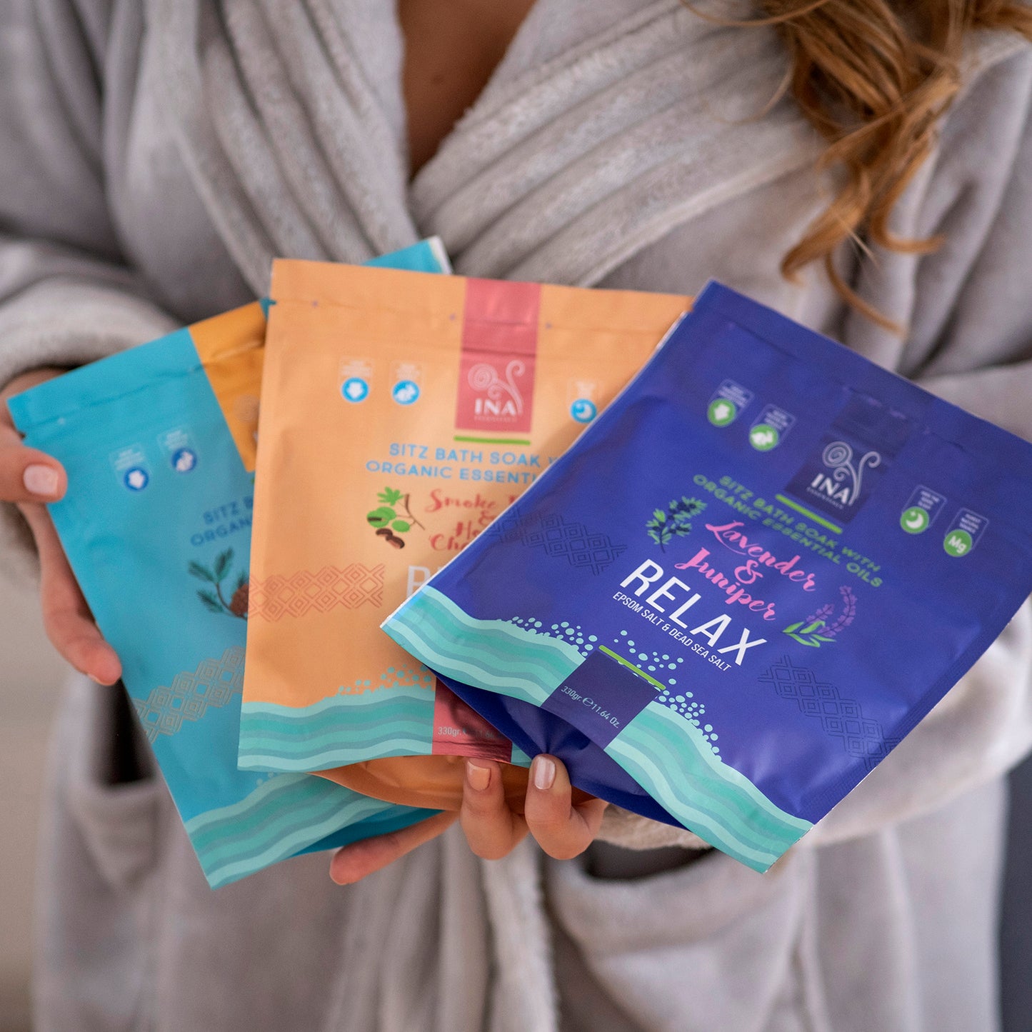 SÆRLIG ADGANG Revive - Badesalt med Parykbusk og Hestekastanje til pleje af Æreknuder og Efter fødslen