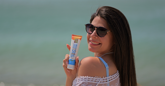 Naturlig solcreme til ansigt og krop SPF 50 med økologisk hvidfyr