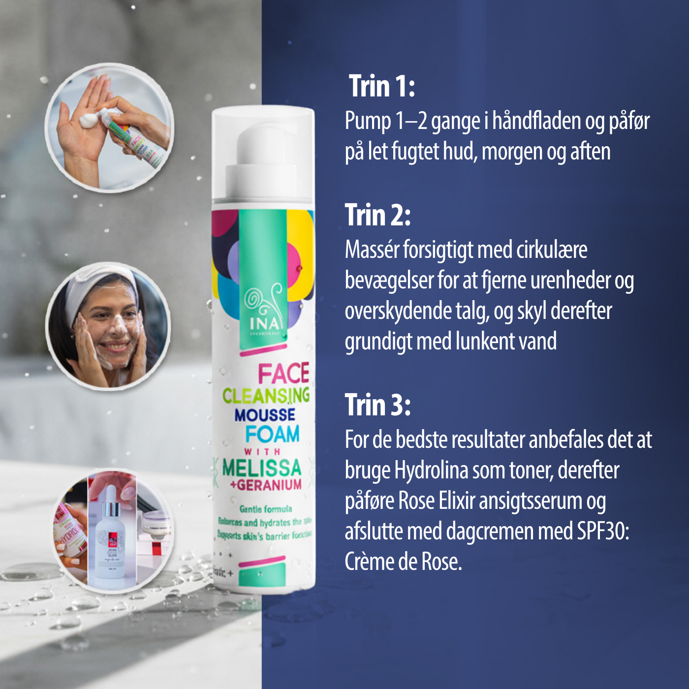 Køb 3x Lavendel Hydrolina, Få 1 Rensende Ansigtsskum Gratis