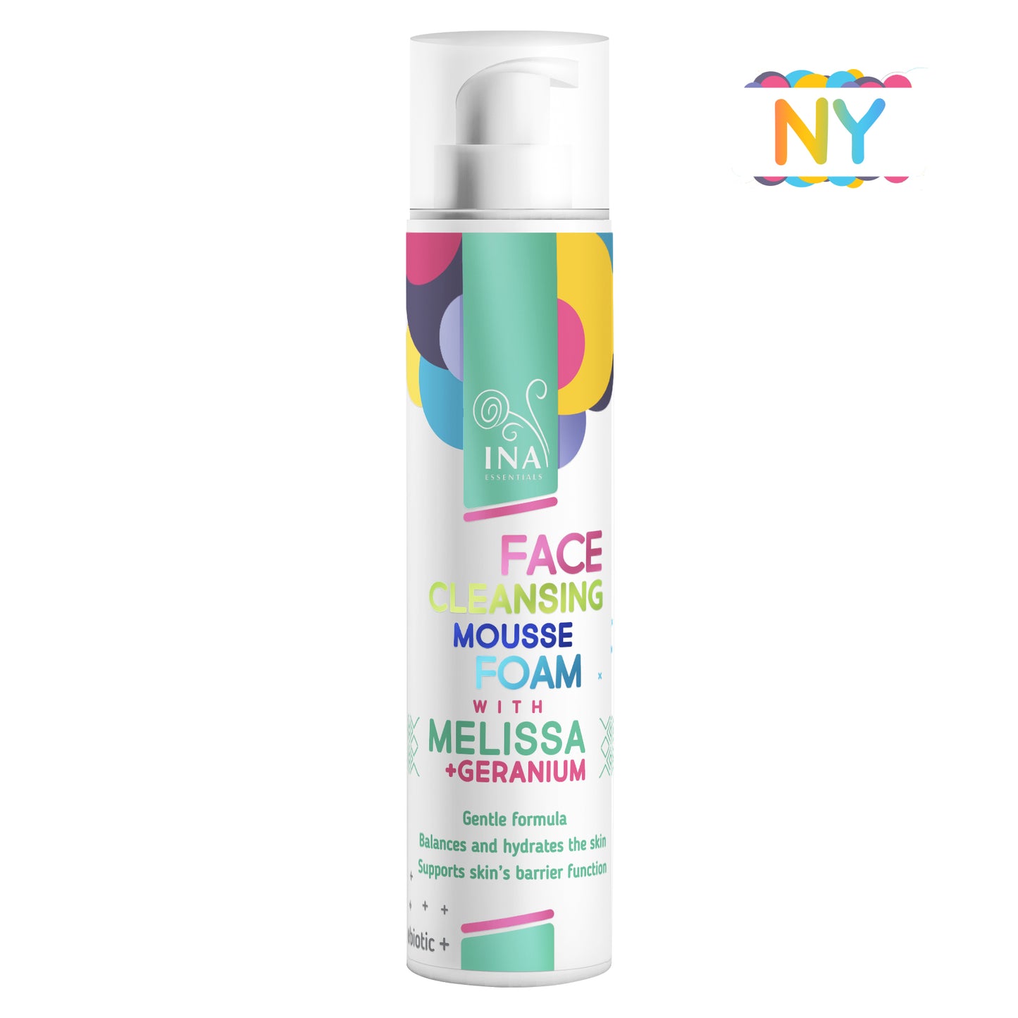 Naturlig Renseskum til Ansigtet med Citronmelisse og Geranium - til alle hudtyper