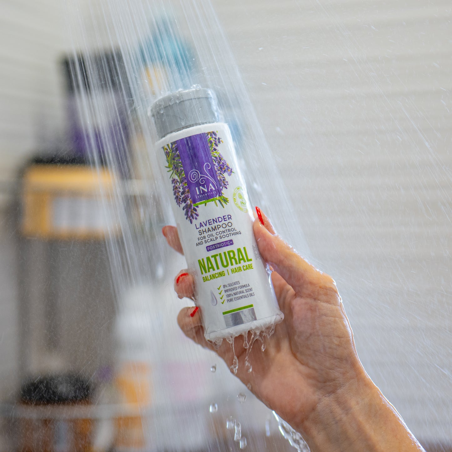 Naturlig Lavendel Shampoo til Skæl og Følsom hovedbund