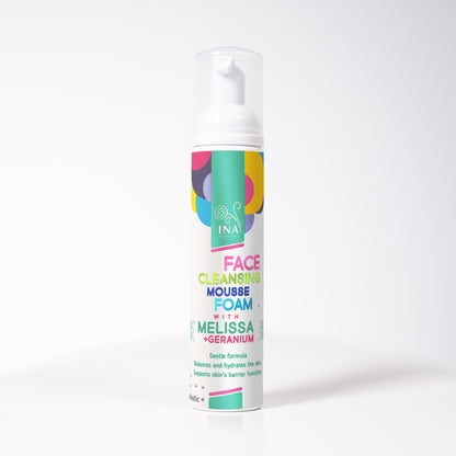 Naturlig Renseskum til Ansigtet med Citronmelisse og Geranium - til alle hudtyper