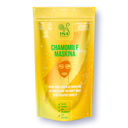 SÆRLIG ADGANG Ansigtsmasker - Kamille Maskina - varig pleje til Følsom hud