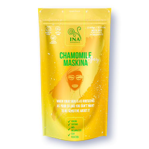 SÆRLIG ADGANG Ansigtsmasker - Kamille Maskina - varig pleje til Følsom hud