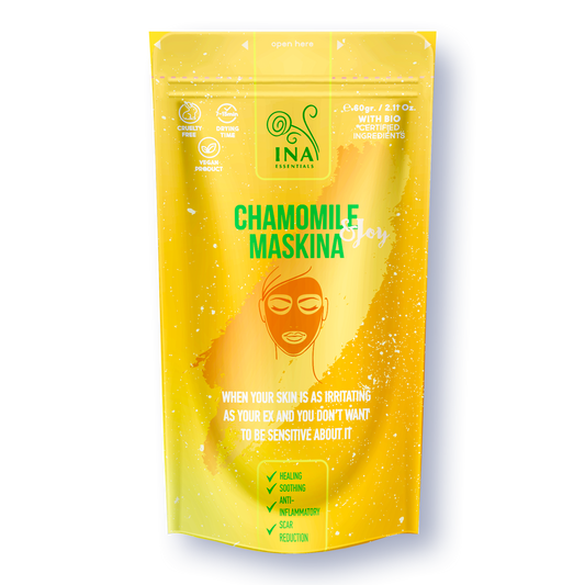 SÆRLIG ADGANG Ansigtsmasker - Kamille Maskina - varig pleje til Følsom hud