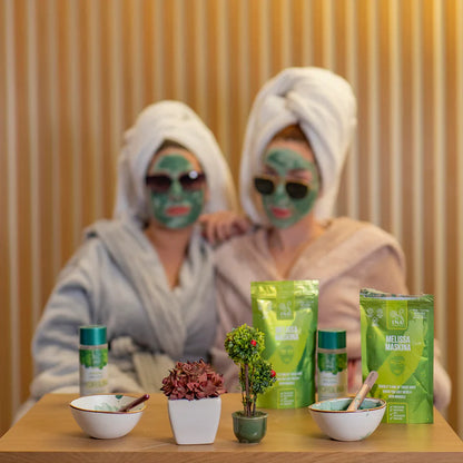 SÆRLIG ADGANG Ansigtsmasker - Citronmelisse Maskina - varig pleje til Tør og Udmattet hud