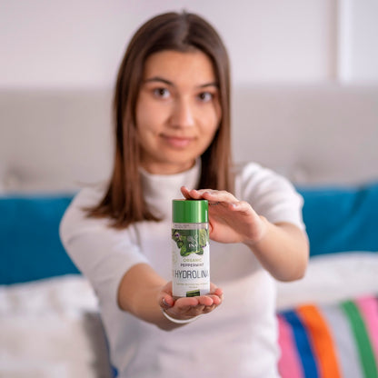 Økologisk Pebermyntevand - Hydrolina til at stramme huden op og skabe et mat udseende