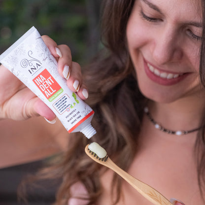 Køb 3 Ina Dent-All tandpastaer og få 2 naturlige tandpastaer gratis