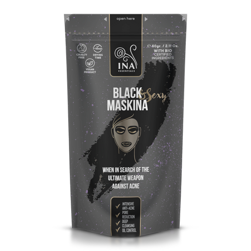 SÆRLIG ADGANG Ansigtsmasker - Sort Maskina - varig pleje til Akne og Hudorme