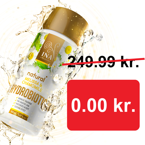 + Gave Hydrobiotic - Kamille, Citronmelisse og Aloe Vera - intensiv beroligende pleje til Følsom hud