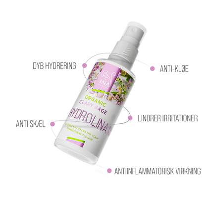 SÆRLIG ADGANG Økologisk Salvievand - Hydrolina til Skæl og Kløe hovedbund