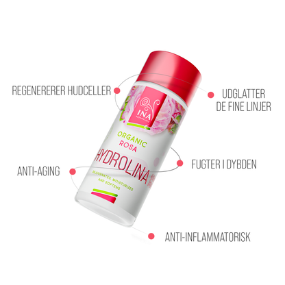 SÆRLIG ADGANG Økologisk Rosenvand - Hydrolina til Tør hud