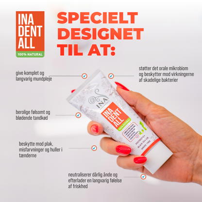 Køb 2 naturlige tandpastaer og 1 Mundskyl med parykbusk og få 2 naturlige tandpastaer gratis