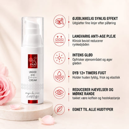 Premium Anti-Age Øjencreme med Rose - Rose Eye Lift