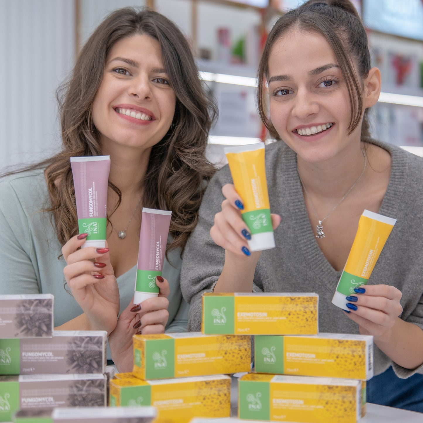 2 i 1-creme til neglesvamp og tør, revnet hud - med hvid fyr, urea og geranium