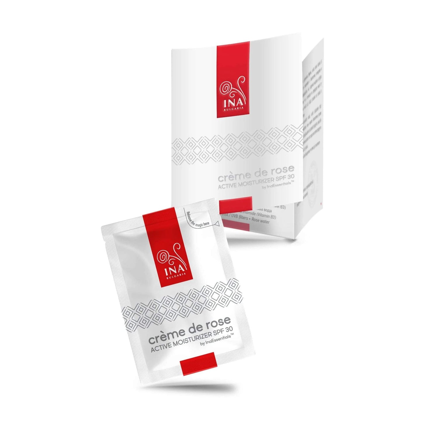 SÆRLIG ADGANG Crème de rose - Fugtighedscreme med SPF30 (prøve)