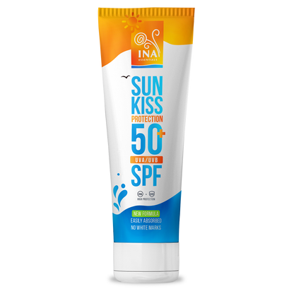 SÆRLIG ADGANG Naturlig Solcreme til Ansigt og Krop SPF 50+ med Økologisk Hvid Fyr