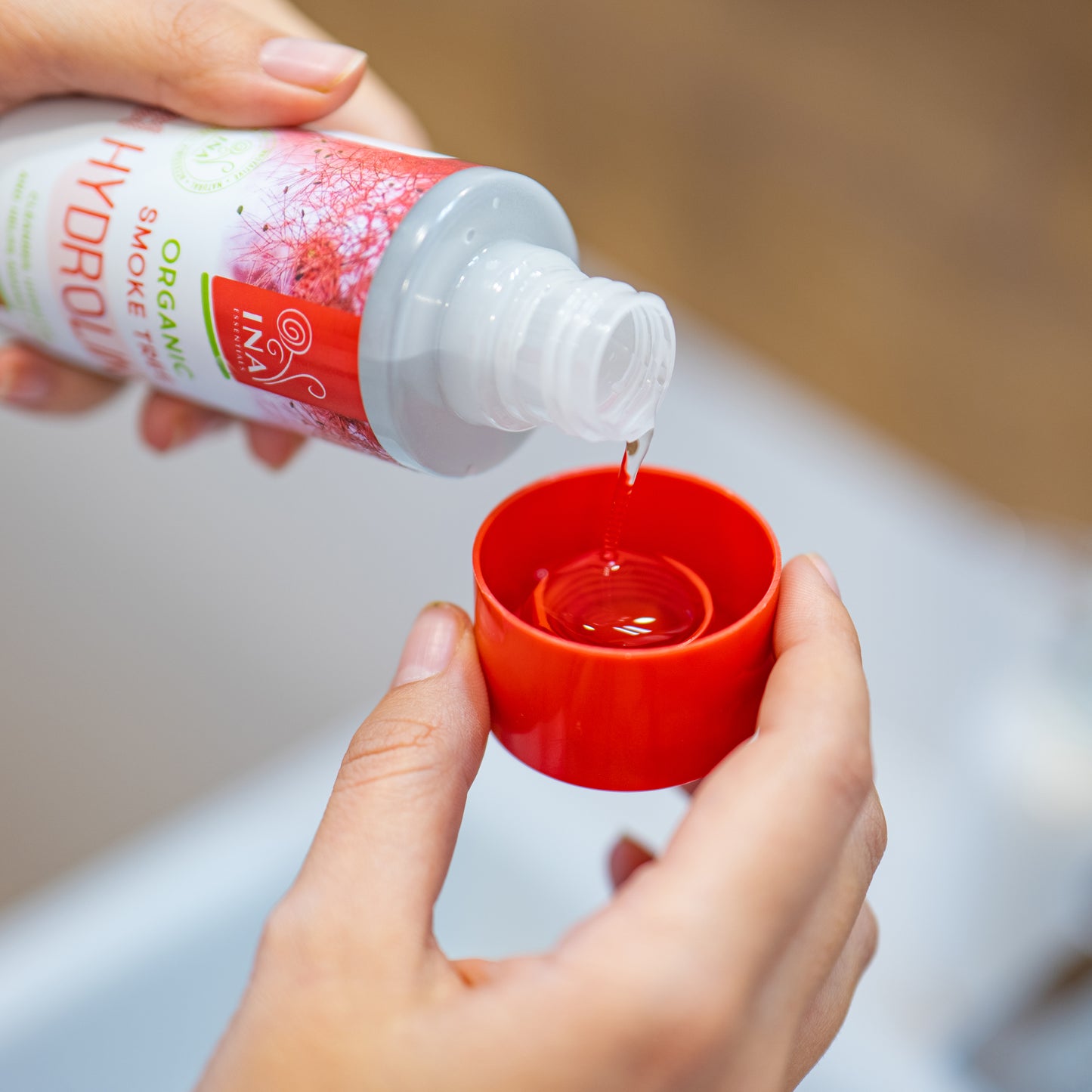 SÆRLIG ADGANG Mundskyl Parykbuskvand (Cotinus coggygria) - Hydrolina - til Betændelse i tandkødet og Dårlige ånde