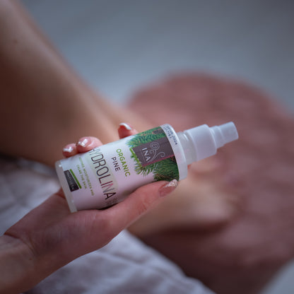 SÆRLIG ADGANG Økologisk Fyrrenålevand - Hydrolina - Spray til Neglesvamp og ildelugtende fødder